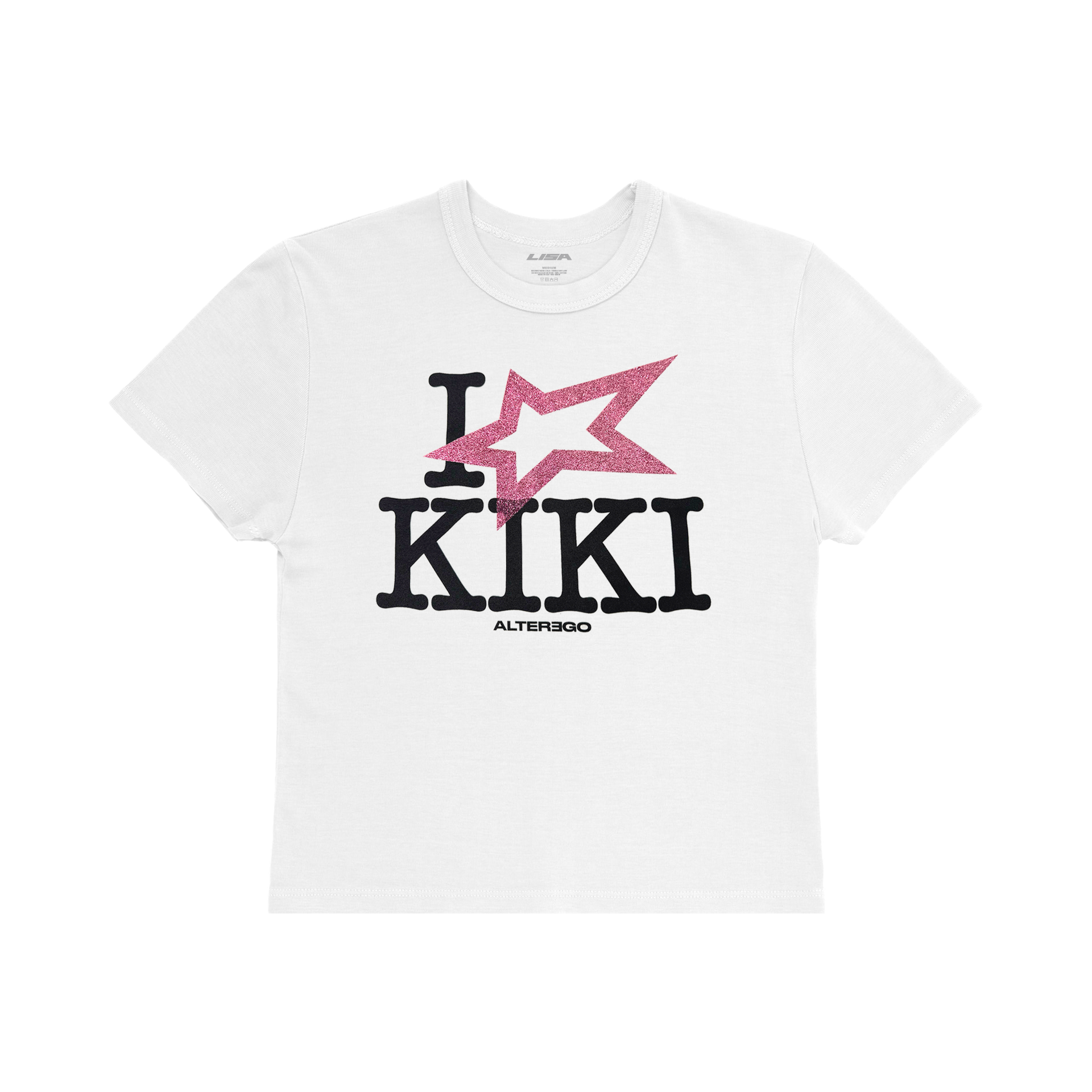 アイドル alter ego lisa kiki crop tshirt LISA-KIKI-BABYTEE-FRONT.png?v=